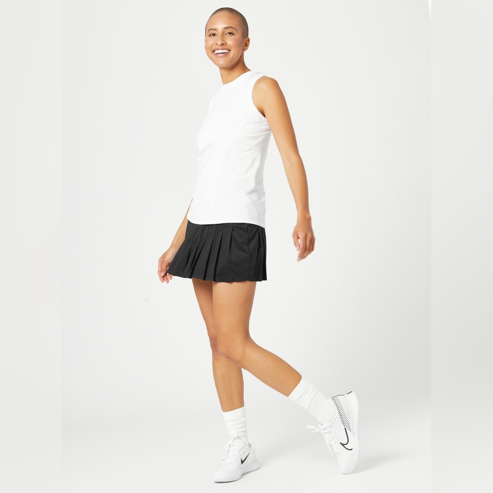 Tail XS Jillian Skort Black Pleated Pull On Ball Pockets Tennis Pickleball Golf